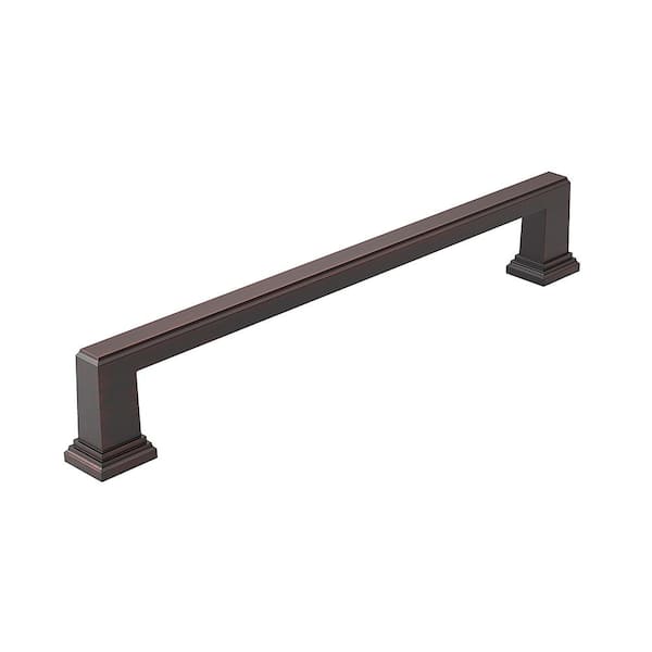 Richelieu Hardware Mirabel Collection 7-9/16 in. (192 mm) Classic Brushed Oil-Rubbed Bronze Rectangular Cabinet Bar Pull