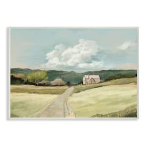 "Road Leading Home Countryside Mountain Landscape" by Ziwei Li Unframed Nature Wood Wall Art Print 10 in. x 15 in.