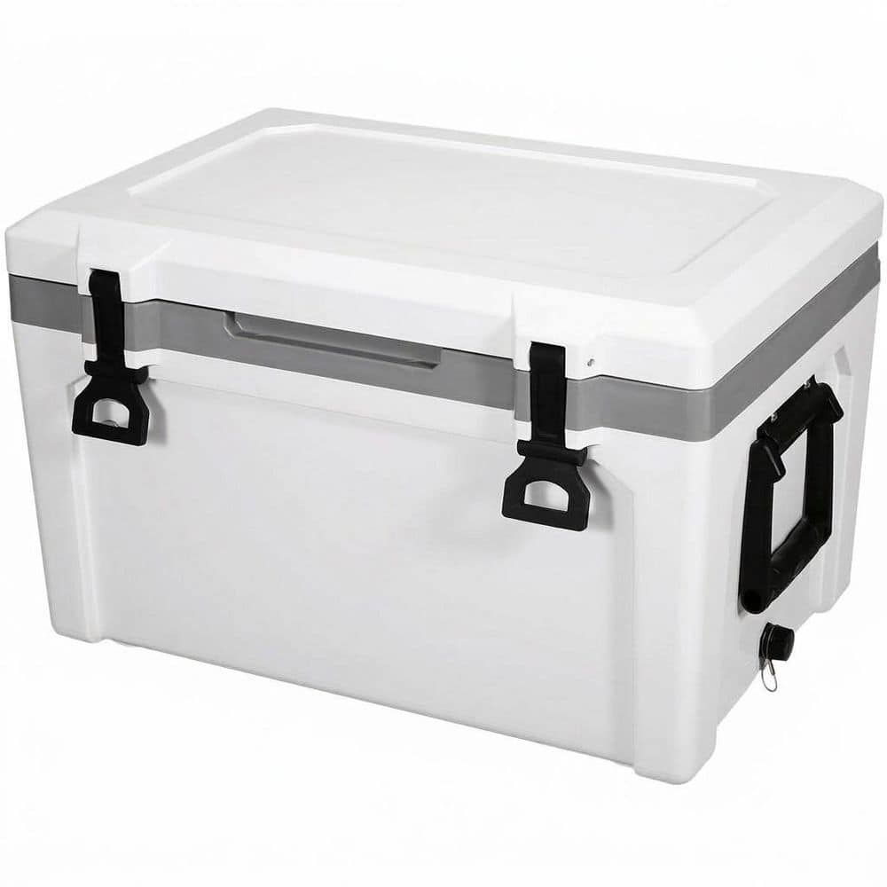 52 qt. Ultra-Light Hard Cooler with Heavy Duty Handle, Ice Chest, 6-Day Ice Retention, Quick-Flip Latch, White price history on PriceWatchPro