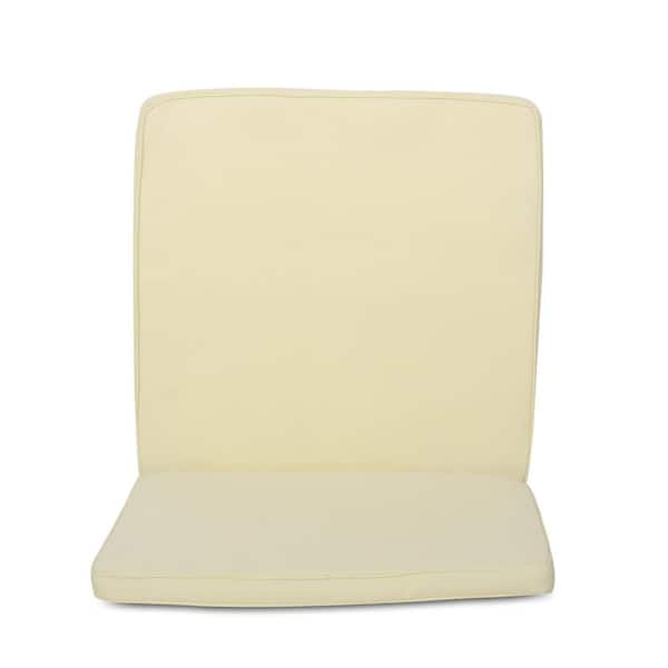 Noble House Coesse 20.50 in. x 3 in. 2-Piece Lounge Chair Cushion in Cream  83558 - The Home Depot