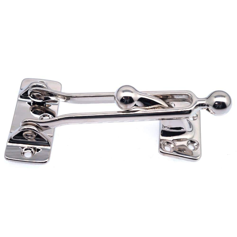 Solid Brass Swing Arm Security Guard with Ball End in Bright Nickel price history on PriceWatchPro