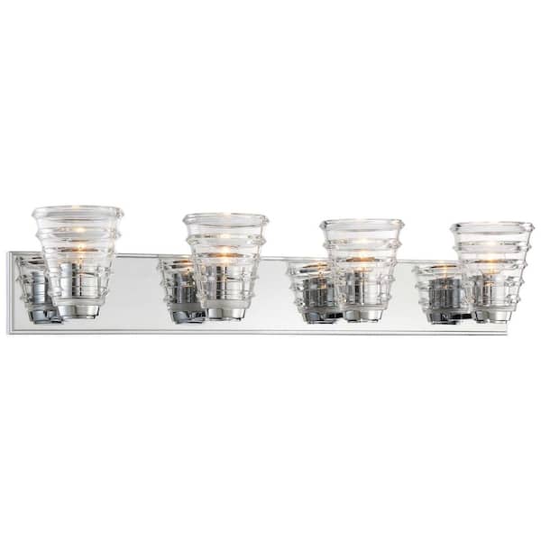George Kovacs Arctic 4-Light Chrome Bath Light