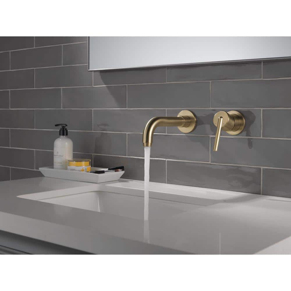 Trinsic Contemporary Bronze Wall-Mounted Bathroom Faucet
