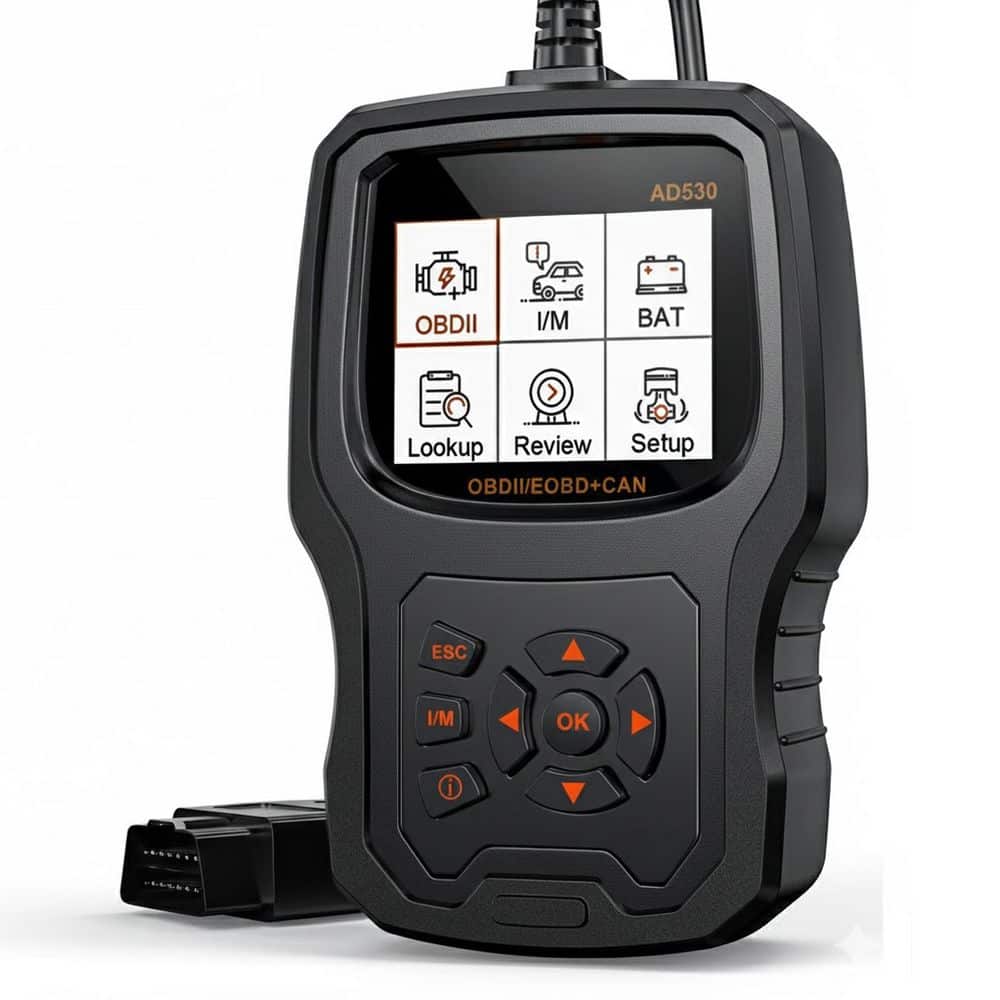 Digital OBD2 Diagnostic Test Meter Scanner Engine Code Reader Battery Tester AD530 1 Piece price history on PriceWatchPro