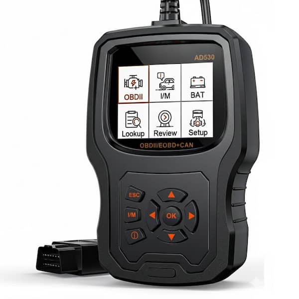 Digital OBD2 Diagnostic Test Meter Scanner Engine Code Reader Battery Tester AD530 1 Piece