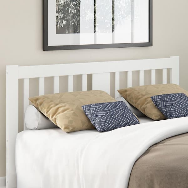 AFI Tahoe White Queen Headboard with USB Turbo Charger