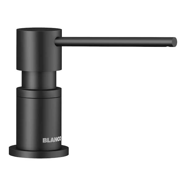 Blanco Lato Deck-Mounted Soap and Lotion Dispenser in Matte Black