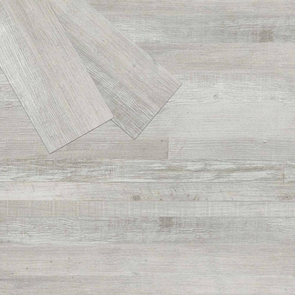 36-Pieces 12 MIL x 6 in. W x 36 in. Peel and Stick Vinyl Plank Flooring, Water Resistant, Grey Oak (54 sq.ft./Box) price history on PriceWatchPro