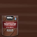 1 gal. #ST-117 Russet Semi-Transparent Waterproofing Exterior Wood Stain and Sealer