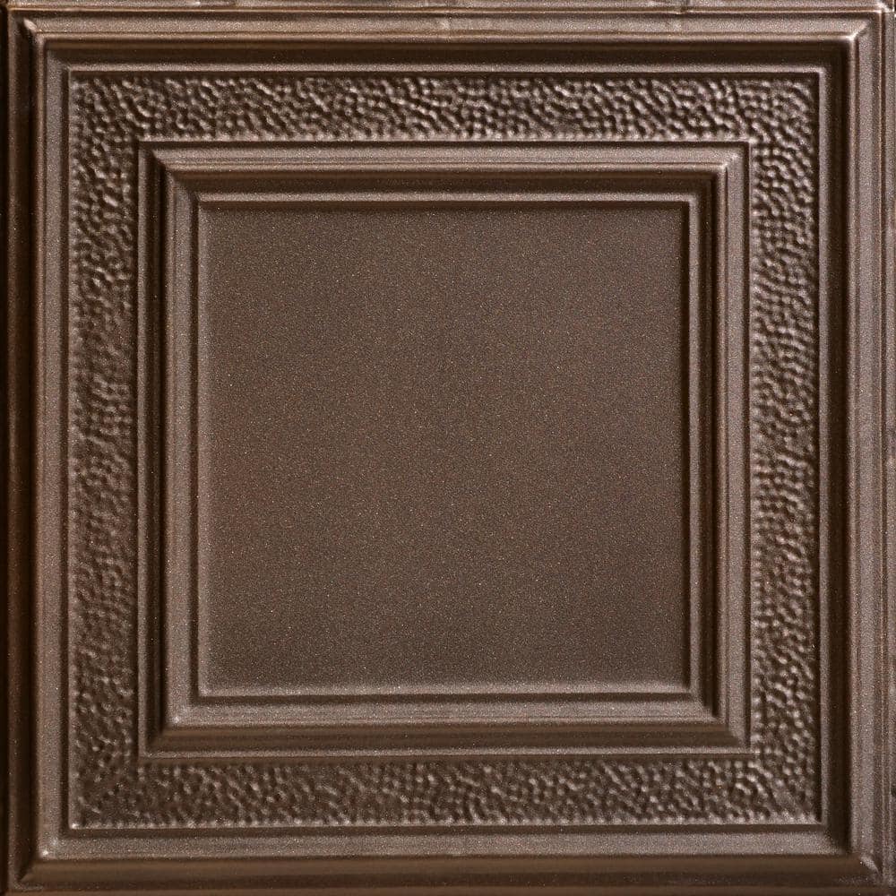 Bronze 2 ft. x 2 ft. Nail-Up Tin Ceiling Tile Set