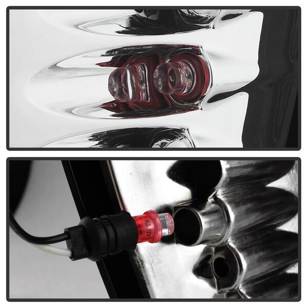 Spyder Auto Jeep Grand Cherokee 99-04 Euro Style Tail Lights Chrome  5005632 The Home Depot