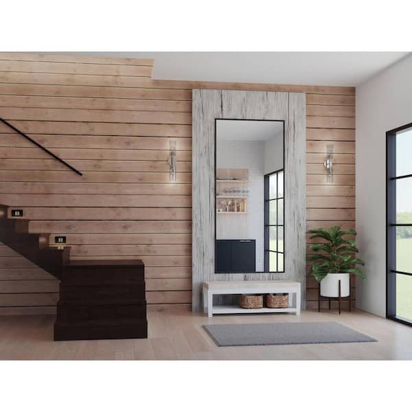 Outdoor Hardwired Black Integrated LED Wall or Stair Light with Photocell