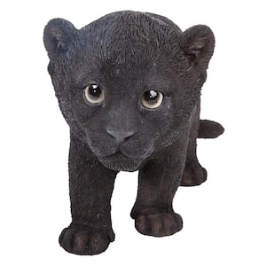 Black Panther Cub Statue