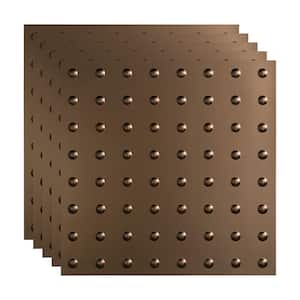 Dome Argent Bronze 2 ft. x 2 ft. Lay In Vinyl Ceiling Tile (20 sq. ft.)