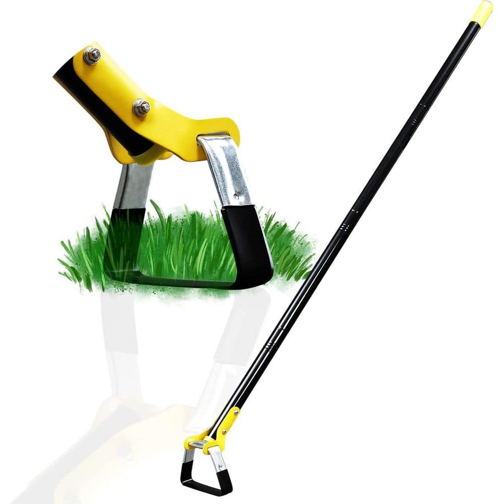 Adjustable Scuffle Garden Hula Hoe Weeding Tool with Long Handle 30-61 in. Heavy Duty Black price history on PriceWatchPro