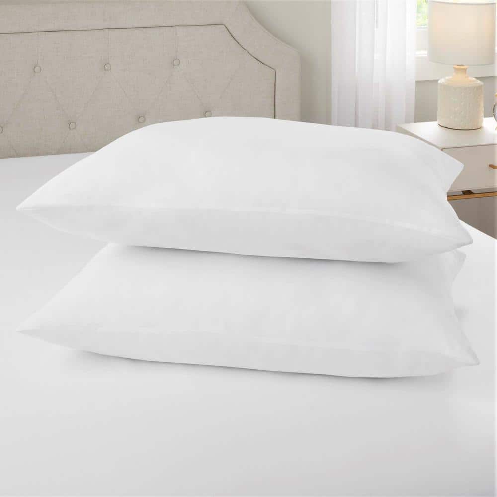 StyleWell 2-Pack Every Position Medium Hypoallergenic Down Alternative  Standard Size Pillows HD009-STD-WHITE The Home Depot