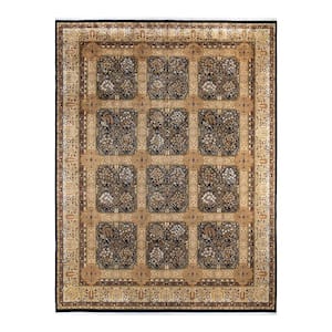 One-of-a-Kind Traditional Black 10 ft. x 14 ft. Hand Knotted Oriental Area Rug