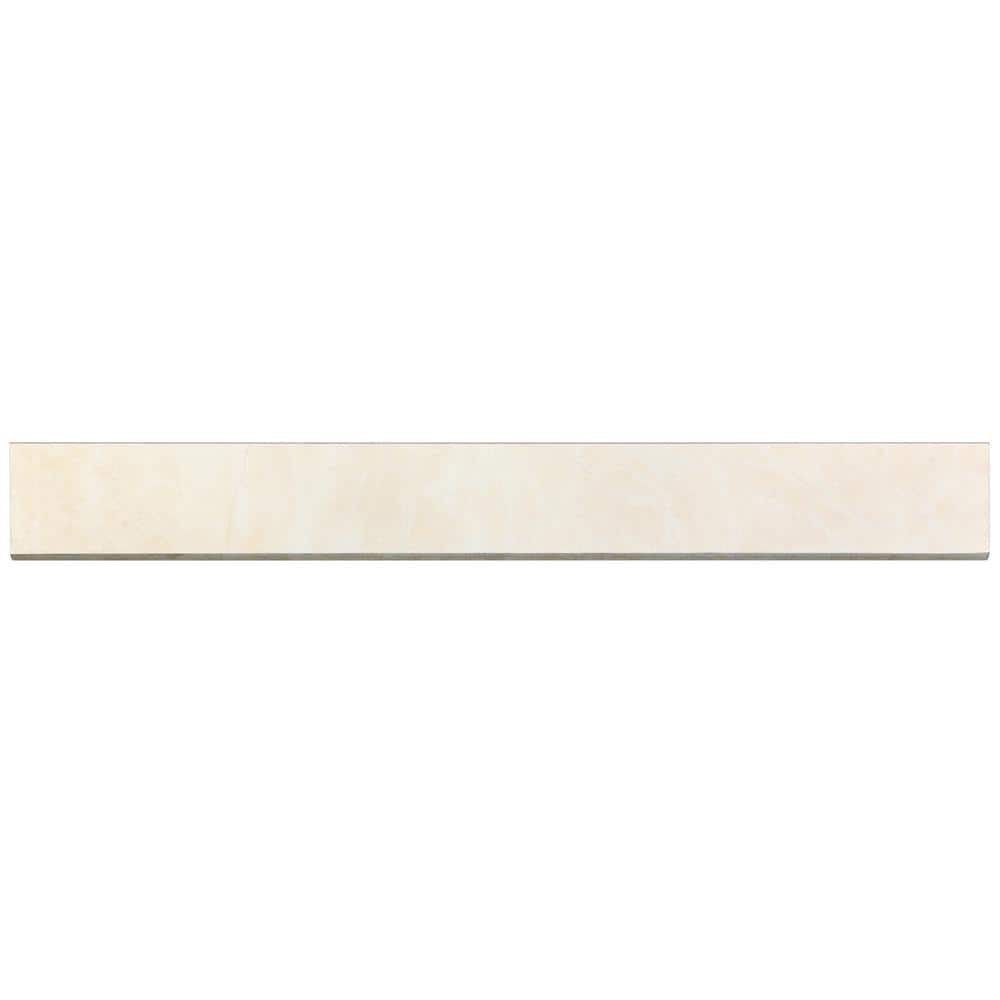 Marmo Beige 3 in. x 24 in. Matte Porcelain Bullnose Tile price history on PriceWatchPro