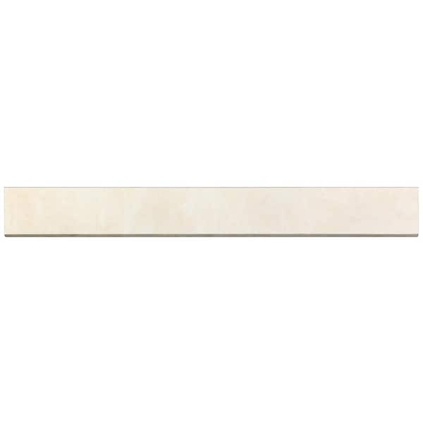 Ivy Hill Tile Marmo Beige 3 in. x 24 in. Matte Porcelain Bullnose Tile