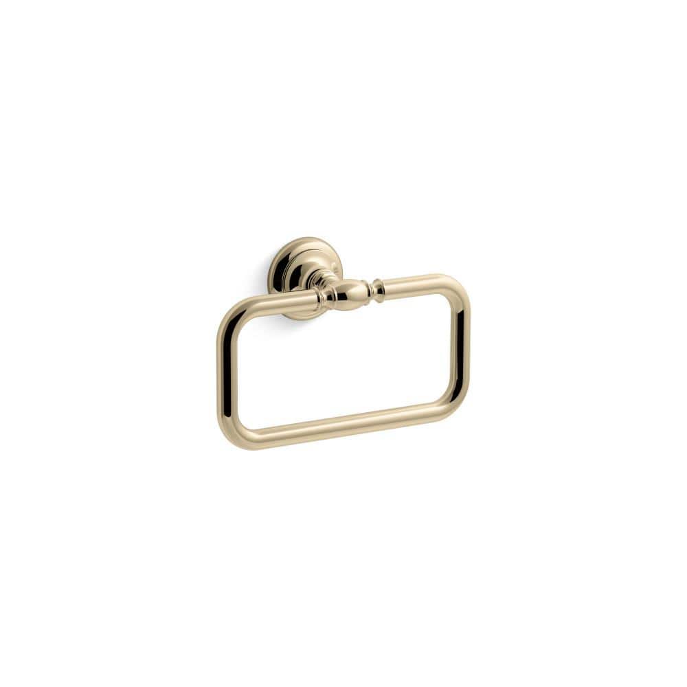KOHLER Artifacts Towel Ring in Vibrant French Gold