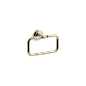 Artifacts Towel Ring in Vibrant French Gold