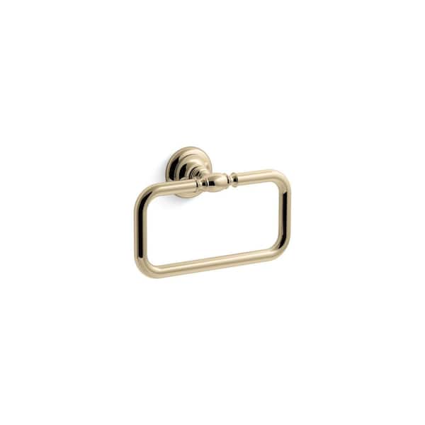 KOHLER Artifacts Towel Ring in Vibrant French Gold