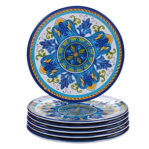 Lucca Multicolor Salad Plate (Set of 6)