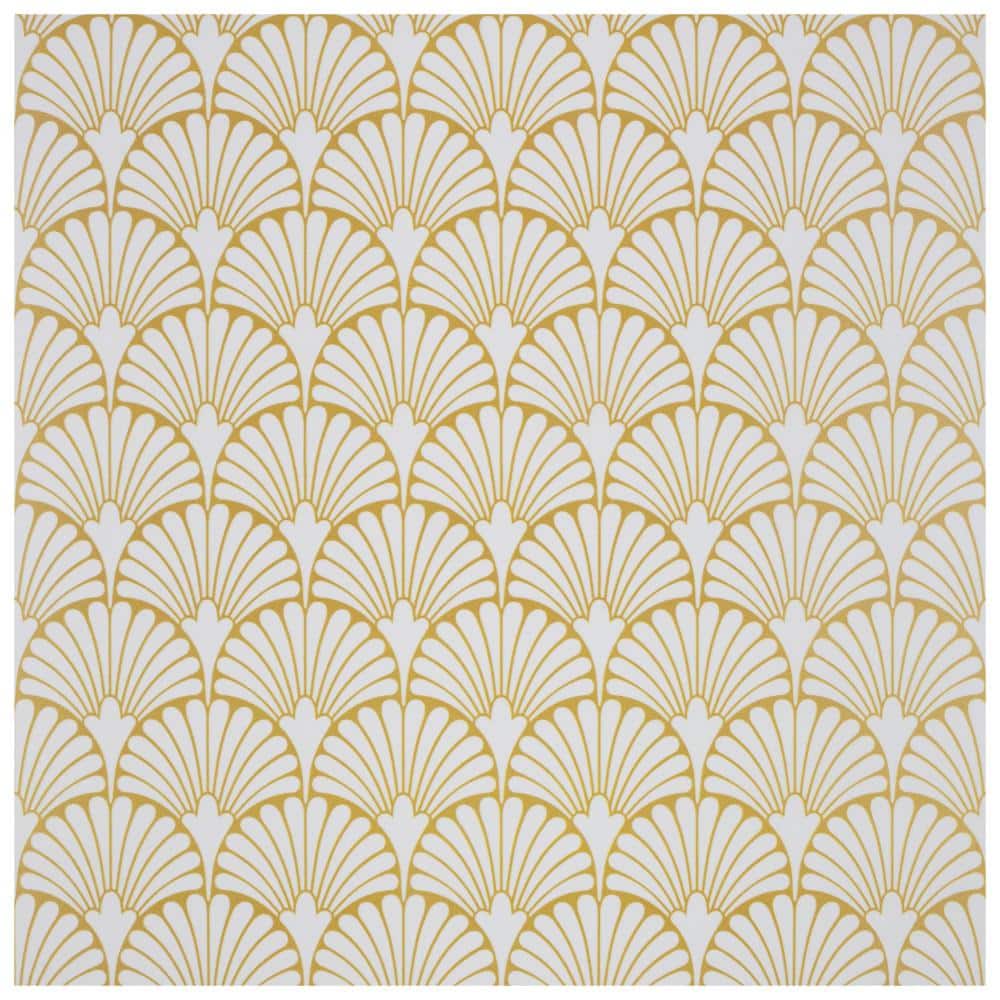 Art Deco Manhattan White 11-3/4 in. x 11-3/4 in. Porcelain Floor and Wall Take Home Tile Sample price history on PriceWatchPro