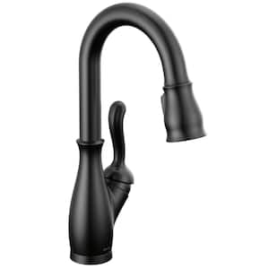 Leland Touch2O with Touchless Technology Single Handle Bar Faucet in Matte Black