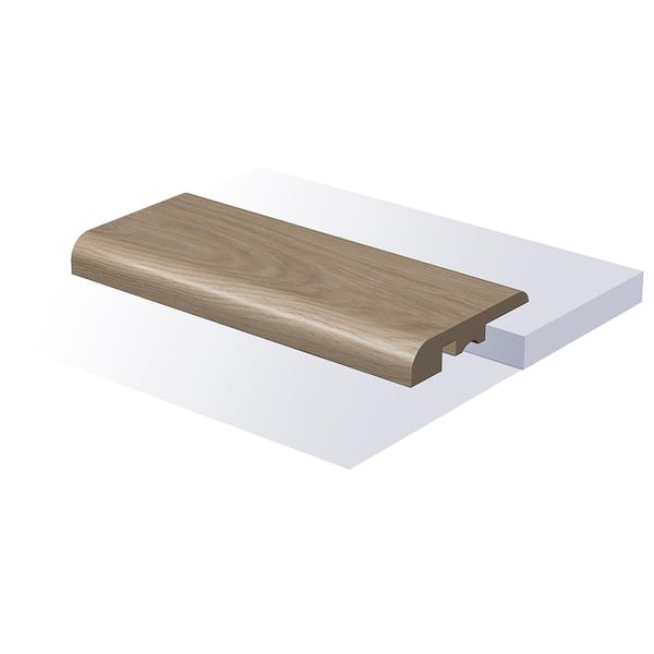 Selkirk Clear Lagoon 0.35 in. T x 1.57 in. W x 94 in. L Waterproof Vinyl End Cap Moulding