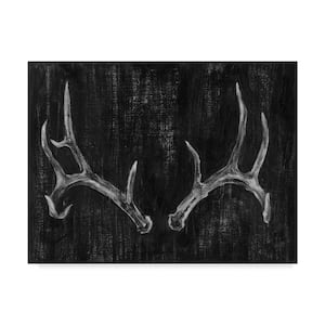 Ua Ch Rustic Antlers Ii by Ethan Harper Floater Frame Home Wall Art 14 in. x 19 in.