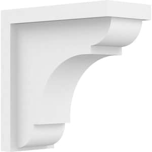 3-1/2 in. x 8 in. x 8 in. Standard Bryant Architectural Grade PVC Unfinished Bracket