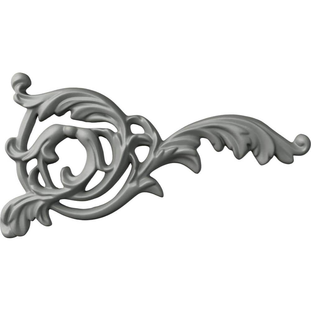 Primed Polyurethane Leaf Scroll Architectural Onlay