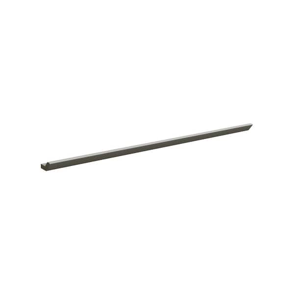 NewAge Products Medium Gray 1.6 in. x 48 in. Small Crown Molding