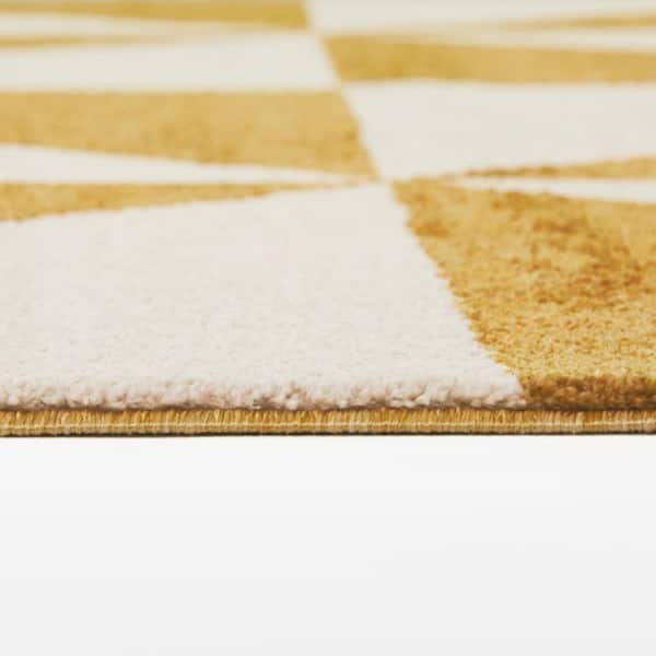 5 ft. x 7 ft. Yellow Rex Area Rug