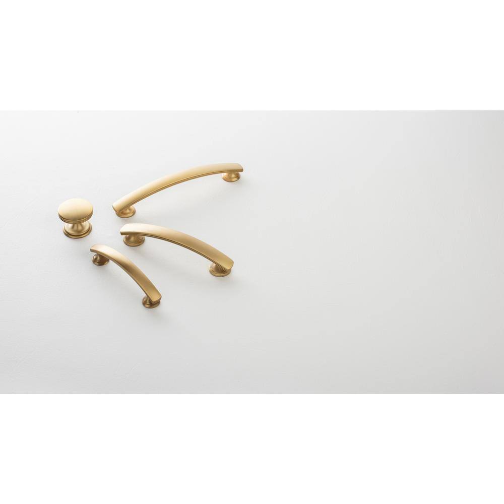 Golden Brass Round Modern Mushroom Cabinet Knob