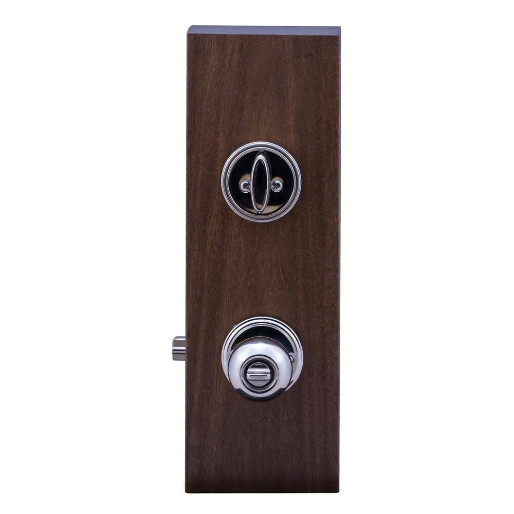 Polished Brass Single Cylinder Door Knob and Deadbolt Set