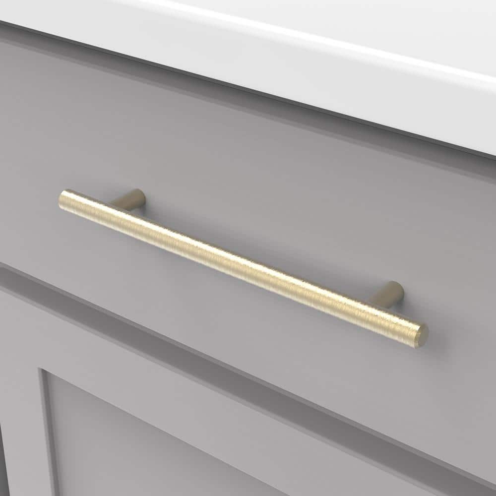 Champagne Bronze Modern Bar Pull Cabinet Handle 6-5/16"
