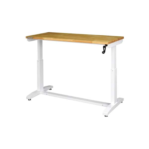 Husky 62 in adjustable work table discount