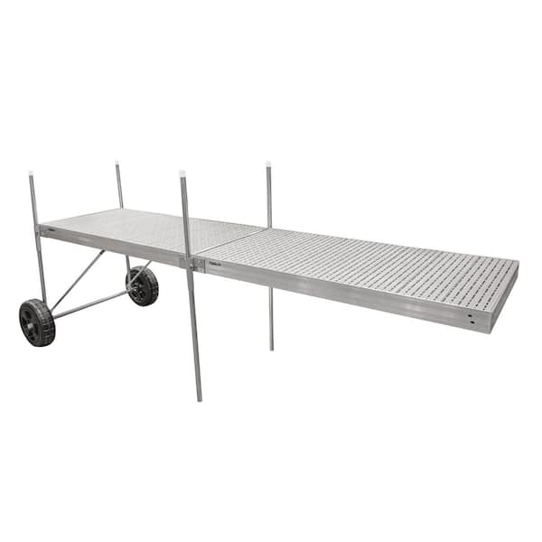 Tommy Docks 16 ft. Roll-In-Dock Straight System with Aluminum Frame and Titan Decking