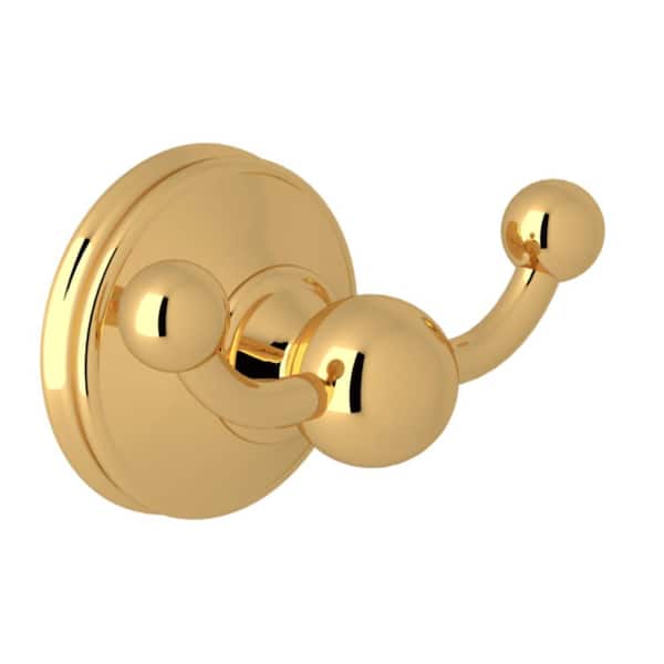 Georgian Era Double Robe Hook In English Gold
