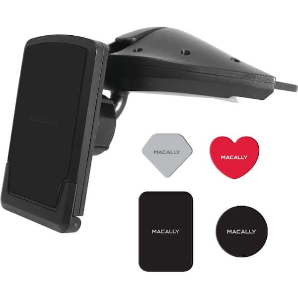 Macally Magnet Holder with CD Slot iPhone Smartphone iPad Tablet Mount