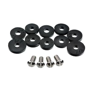 Flat Faucet Washers and Screws Assortment (14-Piece)