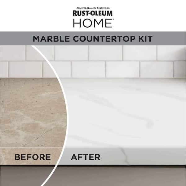 1 qt. Marble Gray Countertop Kit