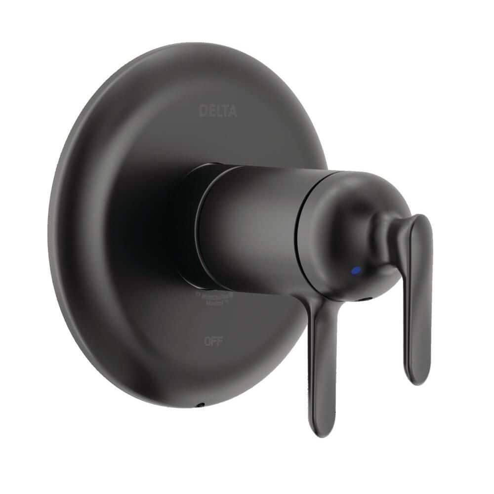 Bonacci TempAssure 2-Handle Shower Trim in Matte Black (Valve Not Included) price history on PriceWatchPro
