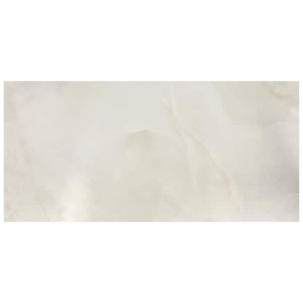 Daltile Kemperstone Onyx Gray Polished 3 in. x 6 in. Glazed Porcelain Sample Tile