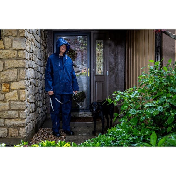 Boss 2X-Large EVA Navy 2-Piece Rainsuit B44110N/2XL - The Home Depot