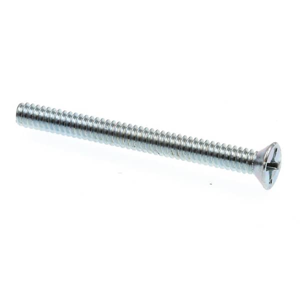 Prime-Line #6-32 x 1-1/2 in. Zinc Plated Steel Phillips Drive Flat Head Machine Screws (75-Pack)