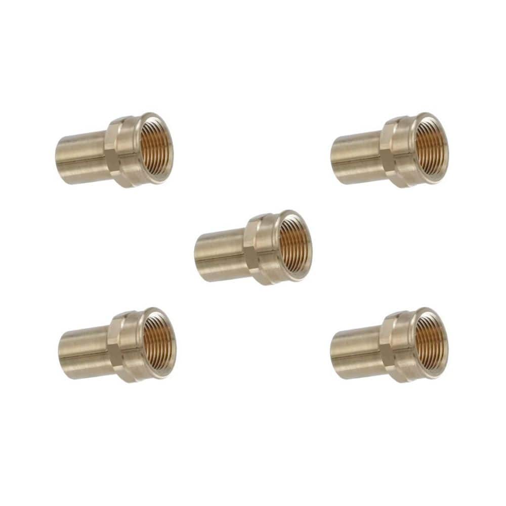 ProPress 1/2 in. FTG x 1/2 in. FPT Zero-Lead Bronze Street Adapter (5-Pack) price history on PriceWatchPro