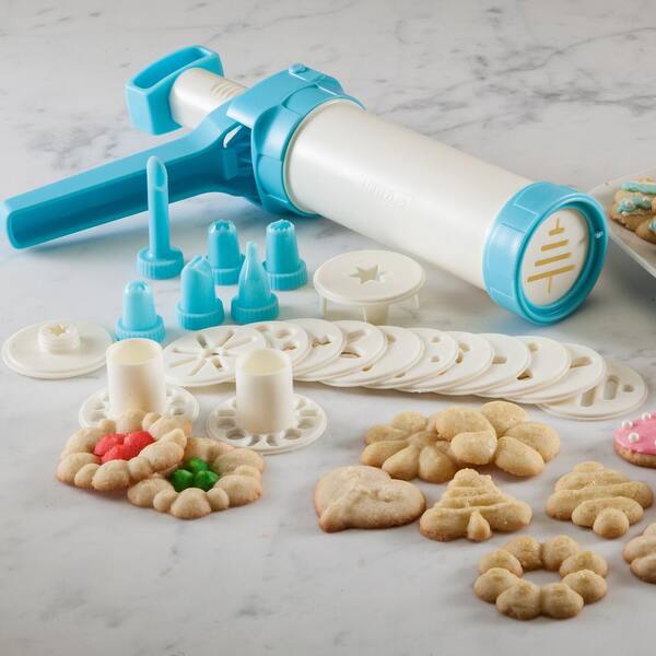 Hutzler 23-Piece Cookie Press and Food Decorator Set 3696 - The